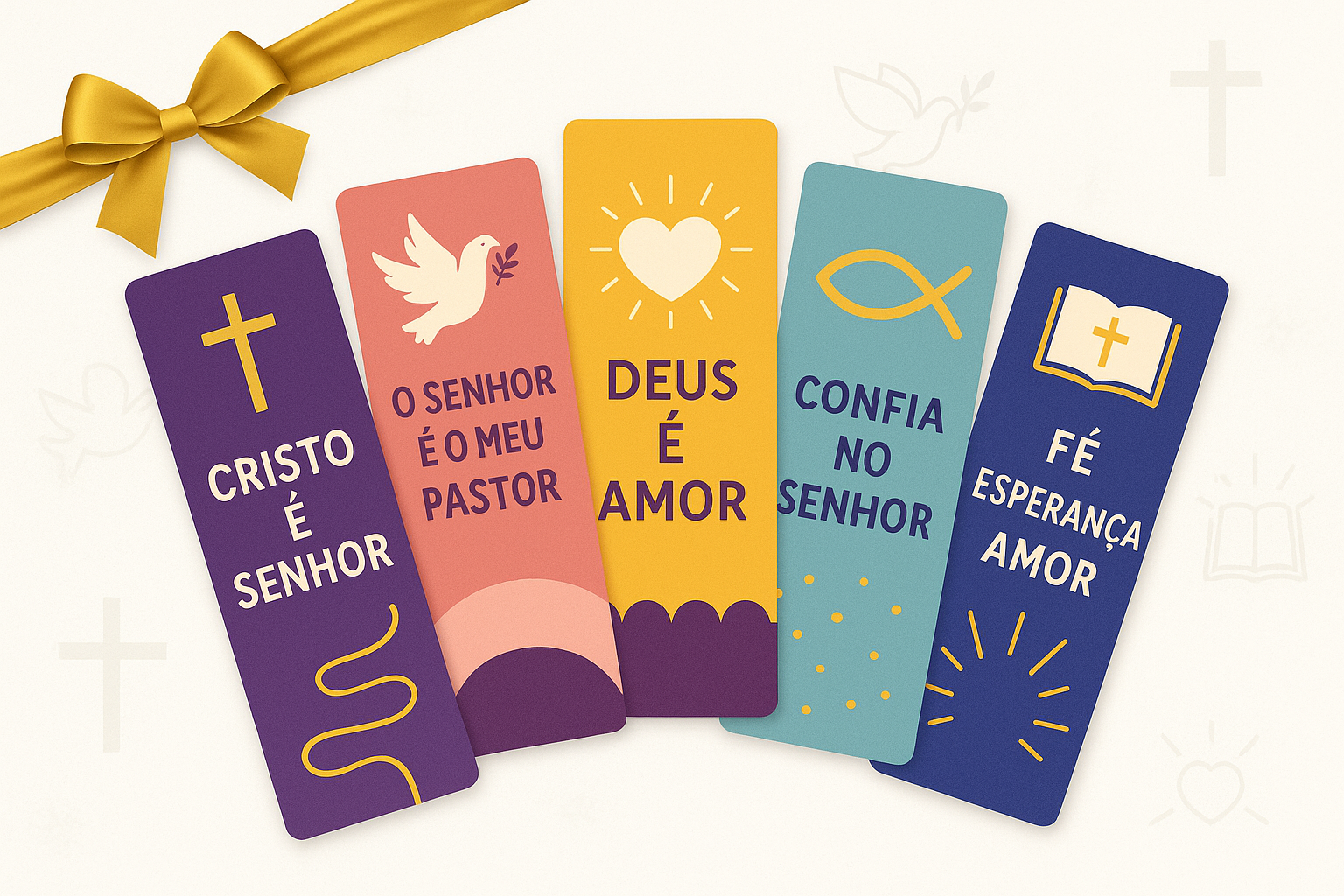 Pack de Marcadores de Página Cristãos